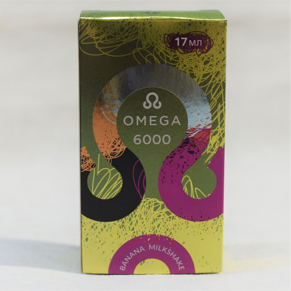 Omega 6000 Затяжек Банановый коктейль