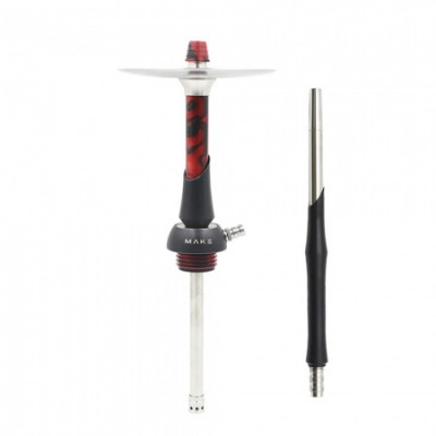 Кальян Make Hookah Acryl - Red (Шахта, мундштук, шланг, уплотнители)