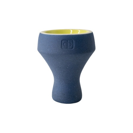 Чаша ФОРМА - Турка Бетон (Синий-желтый)