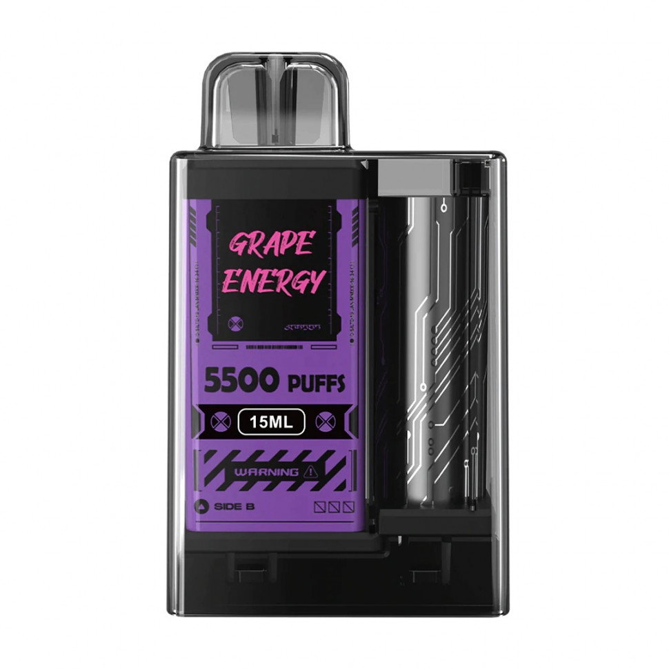 Vapengin 5500 Затяжек Grape Energy