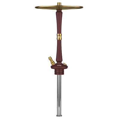 Кальян HOOB - Go On Wine Red x Gold (Шахта, шланг, мундштук, уплотнители, диффузор)