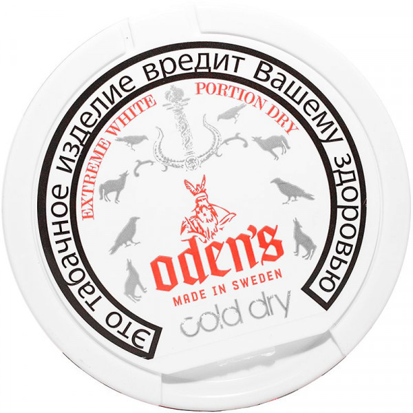Табак жевательный Chew Bags Odens Cold Extreme White Dry Portion 13гр АКЦ