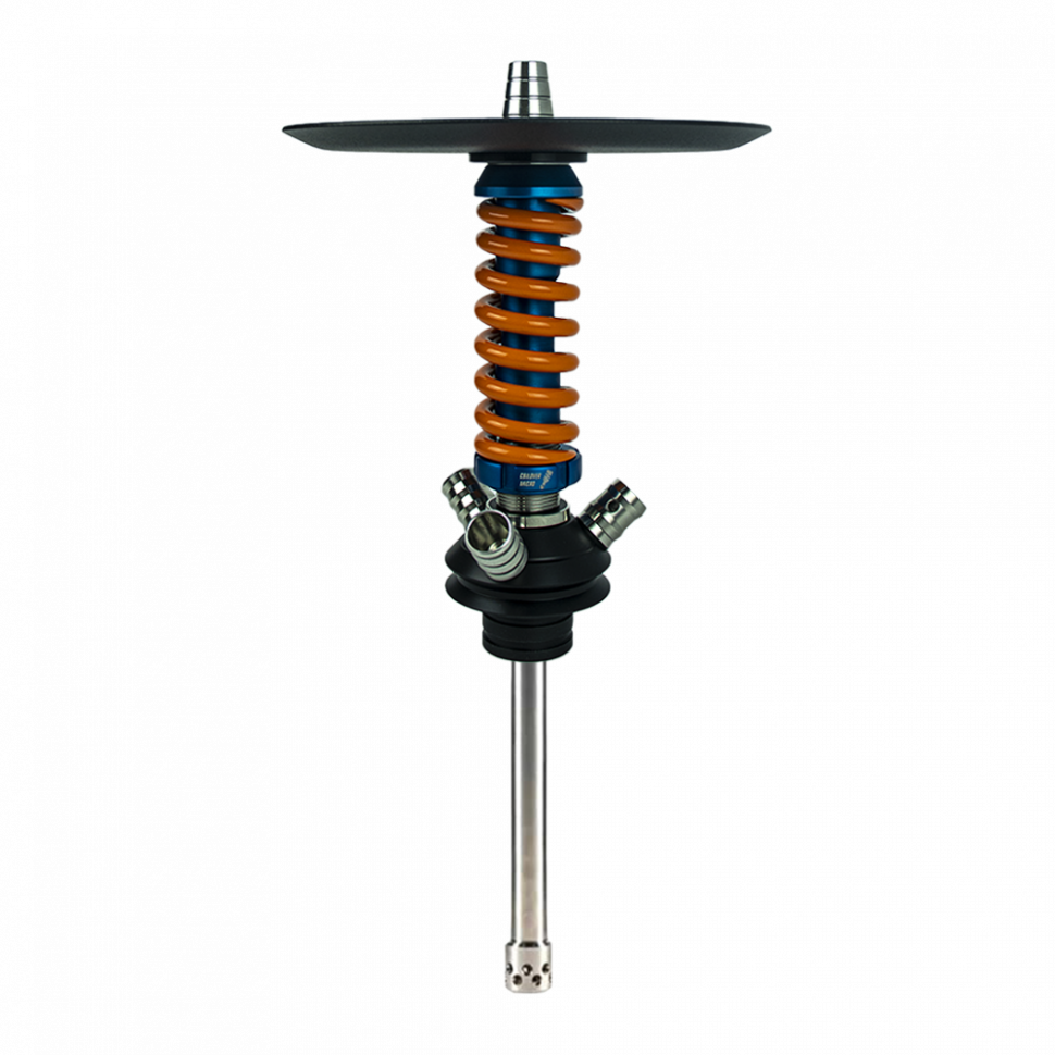 Кальян Mamay Customs - Coilovers Micro (Синий - Оранжевый Ф) (Шахта,мундштук)