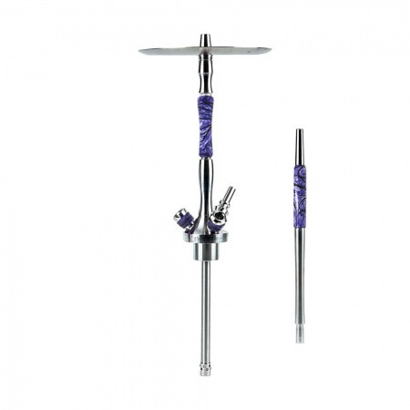 Кальян Union Hookah - Fibonacci Акрил (Фиолетовый II) (Шахта, шланг, мундштук, уплотнители)