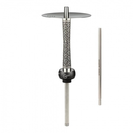 Кальян Geometry Hookah - Little Bro Y-Atom Grey (Шахта, шланг, мундштук, уплотнители)